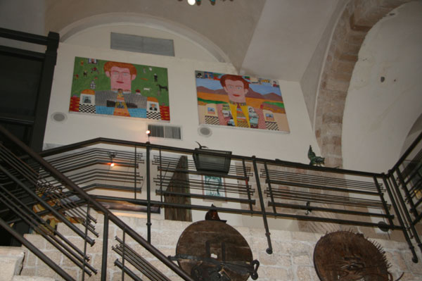 Interior of the Ilana Goor Museum. The museum is located in the heart of Old Jaffa, Israel in a restored, mid 18th century house which used to serve as a seaside inn for pilgrims who sought shelter on their way to Jerusalem.