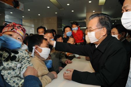 温家宝/2009/10/29 23:01 First case of H1N1 flu confirmed in U.S. pig...