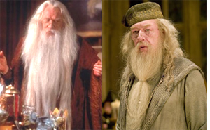 Richard Harris (left) & Michael Gambon (right) 