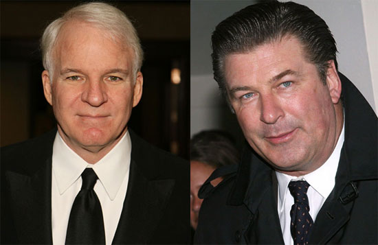 Steve Martin(L) and Alec Baldwin 