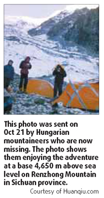 Missing climbers spotlight dangers of mountain treks