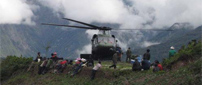 Wenchuan Earthquake airlift