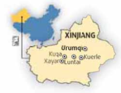 A map of Xinjiang [China Daily] 