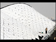 With the progress of construction, pavilions at Shanghai 2010 World Expo in various shapes are unveiled in succession. It is reported that the whole park will be basically completed at the end of this year.[sina.com.cn]