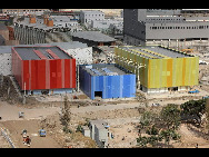 With the progress of construction, pavilions at Shanghai 2010 World Expo in various shapes are unveiled in succession. It is reported that the whole park will be basically completed at the end of this year.[sina.com.cn]