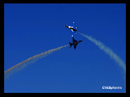 Two J-7GB fighter planes perform during an air force show in Beijing, November 15, 2009. The show was staged to celebrate the 60th anniversary of the founding of People's Liberation Army (PLA) Air Force. [Xinhua]