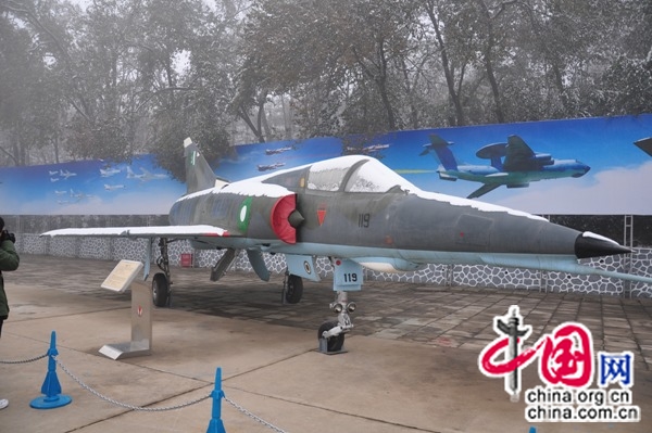 A US-Made F-104, donated to the museum by the Italian Air Force [Maverick Chen / China.org.cn]