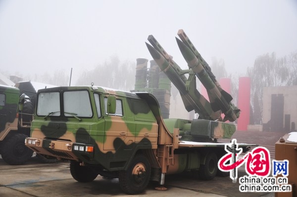 HQ-12 mobile anti-aircraft missile battery [Maverick Chen / China.org.cn]