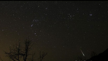 Leonid meteor shower around the world