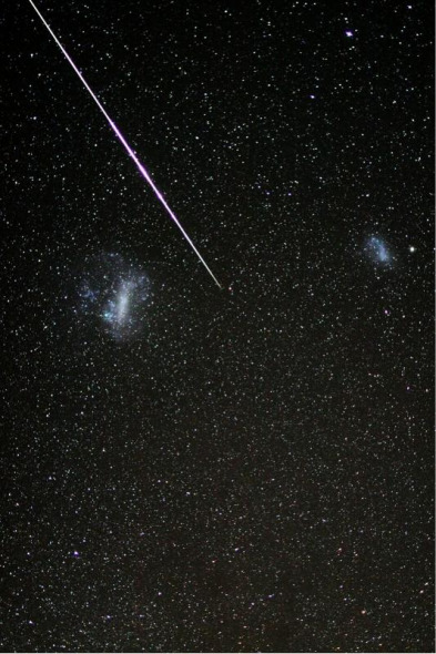 Leonid meteor shower around the world