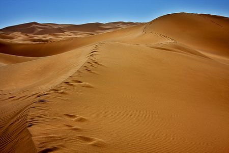 Kumtag Desert in Xinjiang Uygur Autonomous Region 