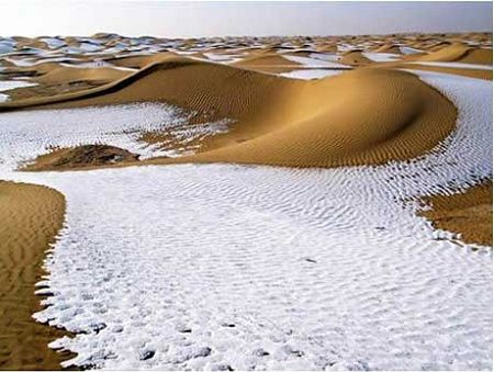 The desert area in Southern Xinjiang