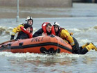 Once-in-100-year flood hits N. England