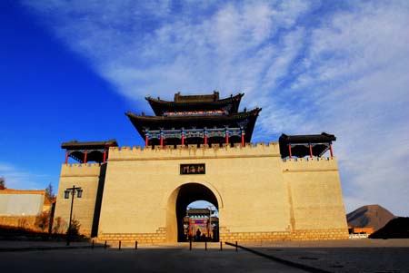 Photo shows a view of the ancient city of Danga'er in Huangyuan county, Qinghai Province. (Photo: Global Times) 