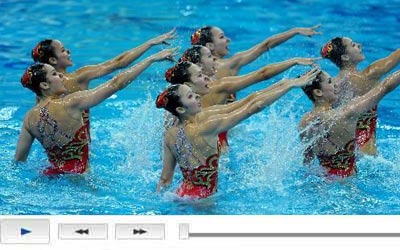 China claim team event gold in Asian Synchronised swimming