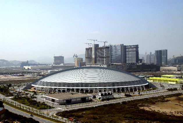 Magnificent Dongyayun Stadium is the largest indoor sports ground in Macao.