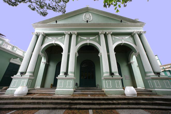 The Dom Pedro V Theater, China's first Western-style theater, was built in 1860.