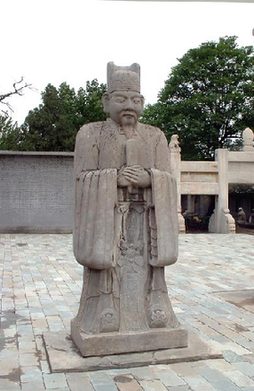 Guarding the tomb of Tian Yi [file photo] 