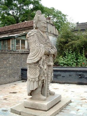 A stone general at the tomb of Tian Yi [file photo] 