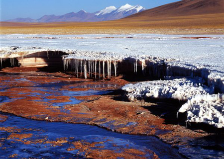  Photo shows the Shuanghu Lake in northern Tibet. (Photo: tibet.cn)