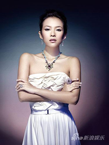 Actress Zhang Ziyi graces the latest issue of Marie Claire Chinese edition. [sina.com/Marie Claire] 