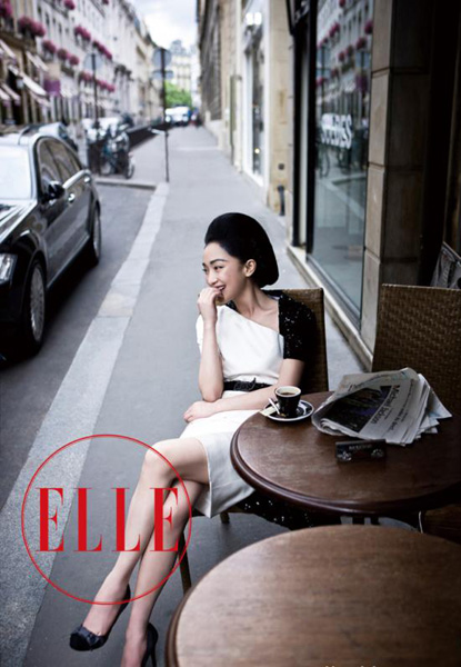 The Message&apos; star Zhou Xun graces the January issue of ELLE, China. The actress talked about her favorite actresses Juliette Binoche, Cate Blanchett and Isabelle Huppert, whom she thought to have great inner power. [CRI]