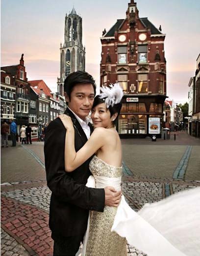 Hong Kong actor Gallen Law Ka-Leung and Chinese mainland actress Su Yan have taken a wedding photo shoot in Holland for COSMO Bride magazine. The love birds will have their wedding ceremony on December 12, 2009 in Beijing. [COSMO Bride] 