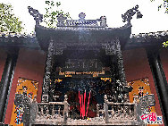 Fengdu County is a county of Chongqing Municipality in China. There are 75 Buddha and Tao temples in the town of Fengdu, most of them gathered on a famous hill named Ming Mountain. Fengdu is the only ghost city in China. The temples are all over the mountain with many statues. [Photo by Jia Yunlong]