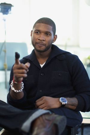 Singer Usher poses for a portrait to promote his new album and fragrance in New York December 16, 2009.