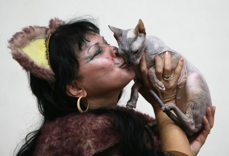 international cat show in Moshav Beit Hefer near the coastal city of Netanya, north of Israel.(