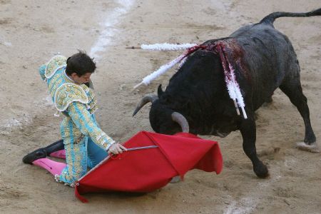 Spanish bullfighter Julian Lopez 