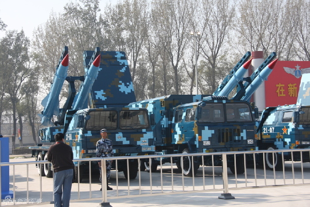 On January 11, 2010, China conducted a test on ground-based midcourse missile interception technology within its territory. The test has achieved the expected objective. The test is defensive in nature and is not targeted at any country. The file photo shows China&apos;s HQ-12 air-defense missile system. [Xinhua]