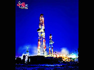 Daqing Field,is the largest oil field in China, located between the Songhua river and Nunjiang river in Heilongjiang province. Discovered in 1959 by Li Siguang. Wang Jinxi (known as 'Iron man' Wang, who led No. 1205 drilling team), this field has produced over 10 billion barrels (1.6 km3) of oil since production started in 1960. [Photo by Liu Xingguo]