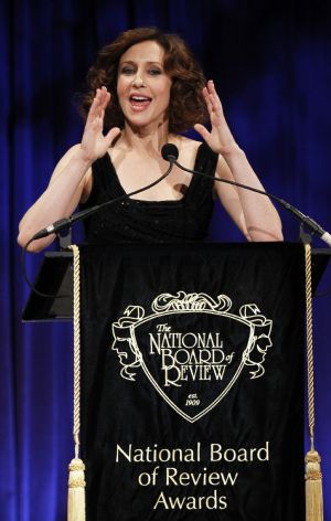 Actress Vera Farmiga presents an award during the National Board of Review Award ceremony in New York January 12, 2010. 