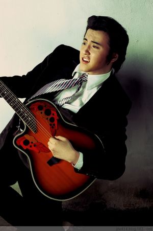 Elvis impersonator Jiang Zhenwei.