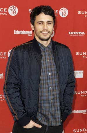 Actor James Franco arrives for the opening night premiere of the film 'Howl' during the 2010 Sundance Film Festival in Park City, Utah January 21, 2010.(