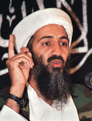 Al-Qaeda chief Osama bin Laden has claimed responsibility for the botched Christmas Day bombing of a US airliner and said strikes on US targets will continue, in an audio statement broadcast on Al-Jazeera satellite television.(Xinhua/AFP File Photo)
