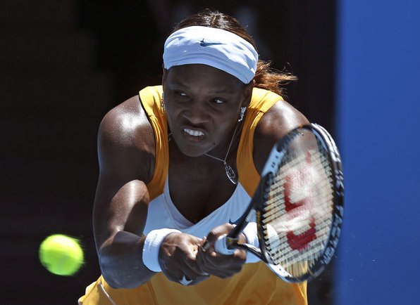 Serena advances to her fifth Australian Open final and will play either comeback queen Justine Henin of Belgium or Zheng Jie, another Chinese player. 