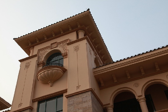 Photo taken on January 27, 2010 shows a new building of Wenchuan 1st Primary school. The new primary school, located on the site of former Weizhou Middle school in Weizhou village, Wenchuan County, covers an area of 20,000 square meters, its total investment cost was 6,000 million yuan, and it can accommodate 1,600 students. [China.org.cn] 