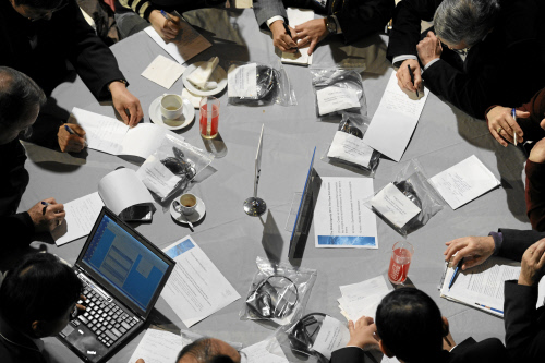 An overview captured during the session &apos;The Global Agenda 2010: The View from Davos&apos; at the Congress Centre of the Annual Meeting 2010 of the World Economic Forum in Davos, Switzerland, January 31, 2010. [WEF]