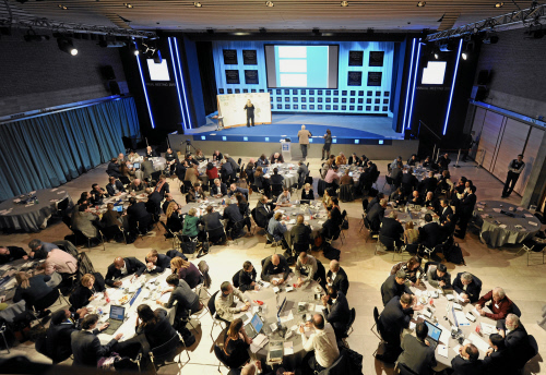 An overview captured during the session &apos;The Global Agenda 2010: The View from Davos&apos; at the Congress Centre of the Annual Meeting 2010 of the World Economic Forum in Davos, Switzerland, January 31, 2010. [WEF]