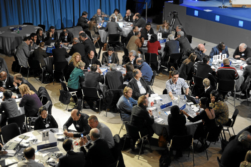 An overview captured during the session &apos;The Global Agenda 2010: The View from Davos&apos; at the Congress Centre of the Annual Meeting 2010 of the World Economic Forum in Davos, Switzerland, January 31, 2010. [WEF]