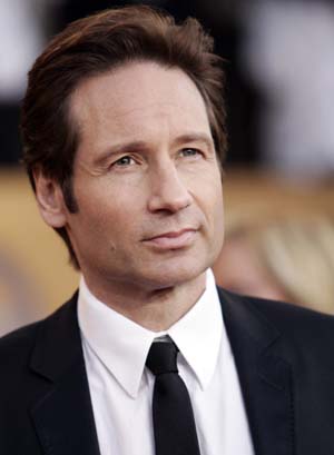 Actor David Duchovny. The leading-actor in hot TV series &apos;X-Files&apos;, who plays a sex-obsessed man in the TV show &apos;Californication,&apos; Duchovny acknowledged he entered rehab for sex addiction in 2008.[Xinhua/Reuters File Photo] 