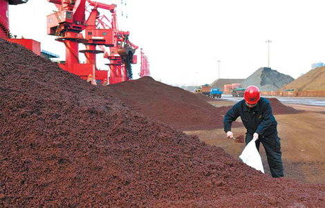Surplus iron ore imports to China cause pressure at seaports, as well as high inventories for steel mills, propping up spot iron ore prices.