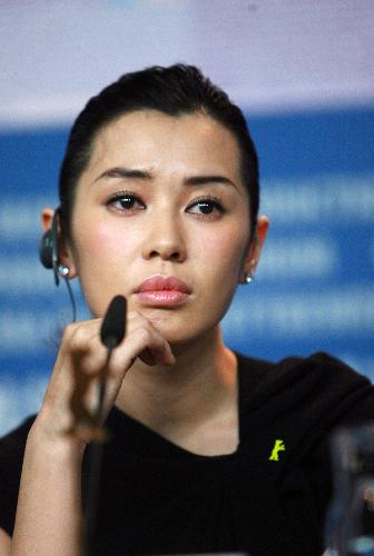  Chinese actress and member of the Berlinale jury Yu Nan attends the press conference in Berlin, capital of Germany, Feb. 11, 2010. Members of the jury of the 60th edition of the Berlinale Film Festival attended the press conference on Thursday.