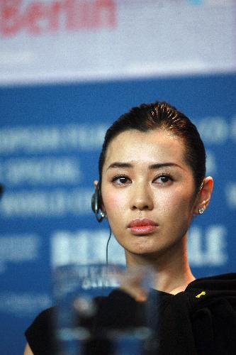 Chinese actress and member of the Berlinale jury Yu Nan attends the press conference in Berlin, capital of Germany, Feb. 11, 2010. Members of the jury of the 60th edition of the Berlinale Film Festival attended the press conference on Thursday.