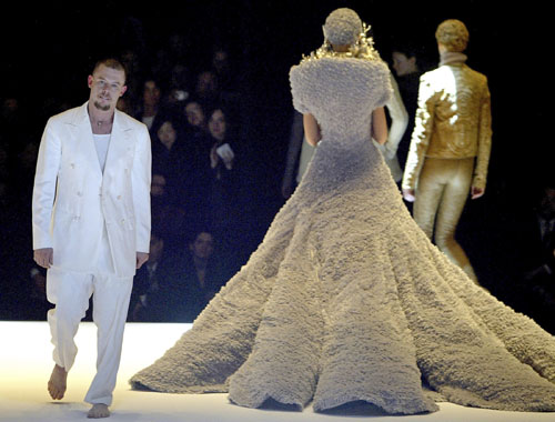 fashion designer Alexander McQueen 