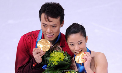 Shen/Zhao wins pairs free skating at Vancouver Olympics