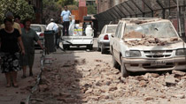 8.8 magnitude earthquake rocks Chile