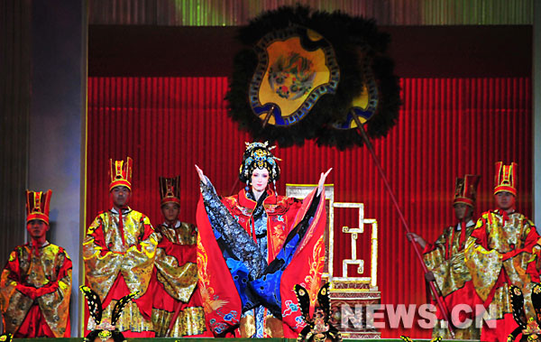 A still from Bird's Nest production of Turandot 